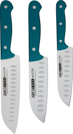 ARCOSTEEL סט 3 סכיני מאסטר סנטוקו - ARCOSTEEL