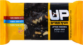 UP חטיף תמרים בתוספת אגוזים, בננה ופקאן