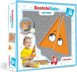 Pit Toys סקוצ'י - הפאזל הראשון שלי - צורות - Pit Toys