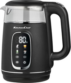 KITCHENCHEF קומקום חשמלי דיגיטלי 1.7 ליטר KitchenChef קיטשן שף 5261 שחור