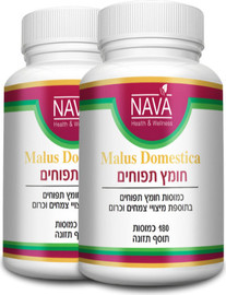 Nava חומץ תפוחים (180 כמוסות)- 2 יח'