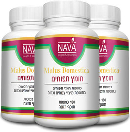 Nava חומץ תפוחים (180 כמוסות)- 3 יח'