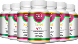 Nava 7 יחידות - רליף אלוורה ובבונג (180 כמוסות)