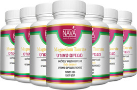 Nava מגנזיום טאורט (180 כמוסות)