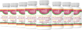 Nava פרוביוטיקה 12 ביליון בתוספת סיבים פרה ביוטיים- 8 יח'