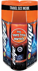 אדג' מארז ג'ל לגילוח לעור רגיש