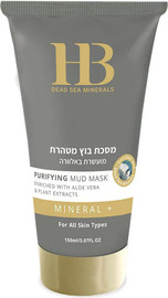 HEALTH & BEAUTY מסכת בוץ מטהרת מועשרת באלוורה