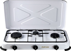 Gold Line כיריים גז 3 להבות Gold Line גולד ליין MGC3