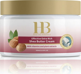 HEALTH & BEAUTY H&B קרם גוף עשיר במיוחד עם חמאת שיאה ומינרלים מים המלח 350 מ"ל – לחות עמוקה לעור יבש מאוד