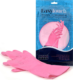 EASY TOUCH כפפות משק בית איזי טאץ מידה: XL