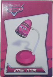 Aya Baby מנורת שולחן לילדים עם דמות מהסרט "מכוניות" (Cars)