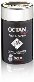 Octan Pearl אבקת סיבים פייבר למילוי שיער אוקטן פרל - צבע חום כהה