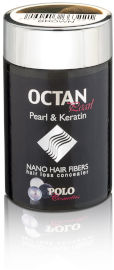 Octan Pearl אבקת סיבים פייבר למילוי שיער אוקטן פרל - צבע חום