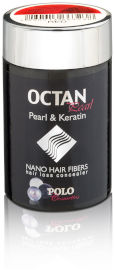 Octan Pearl אבקת סיבים פייבר למילוי שיער אוקטן פרל - צבע אדום