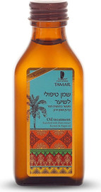 שוורץ שמן שיער טיפולי תמר – עם קרטין, להזנה, ברק והגנה מפני יובש