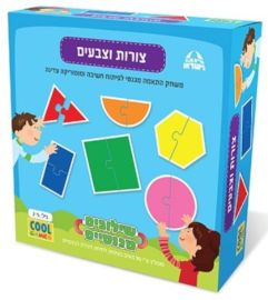 Cool Games משחק שילובים מגנטיים לילדים- צורות וצבעים
