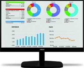 FUJICOM מסך מחשב Fujicom FJ-2260HK מסך 21.5" FHD - כולל רמקולים מובנים וחיבורי HDMI/DP/VGA