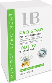 HEALTH & BEAUTY PSO Soap סבון פסו צמחים ומינרלים מים המלח לעור מגורה ויבש