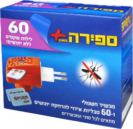 ספירה מכשיר חשמלי להרחקת יתושים