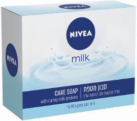 NIVEA מילק סבון מוצק מטפח