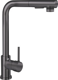 HOME-PRO ברזנשלף PO עם פייה בעלת 2 מצבי זרימה, גימור אפור מט (גרפיט)
