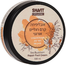 שביט אובליפיחה קרם רגליים אורגני