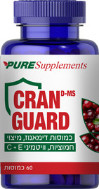 Pure Supplements CRANd-ms GUARD – מיצוי חמוציות ודי מאנוז