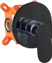 HOME-PRO מערכת אינטרפוץ 3 דרך, גוף פנימי + ערכת השלמה בגימור כרום