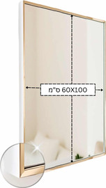 HOME-PRO מראת אלומיניום 60/100 אנודייז