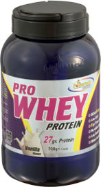 פאוארטק PRO WHAY PROTEIN אבקה להכנת משקה על בסיס חלבון מי גבינה בטעם וניל
