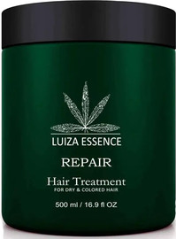 luiza Essence מסכת הזנה לשיער יבש פגום או צבוע | 500ML לואיזה אסנס LUIZA