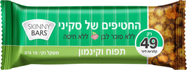 סקיני פסטה מארז 20 יח' סקיני בר בתוספת תפוח וקינמון