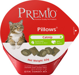 Premio PREMIO פרמיו חטיף כריות קטניפ לחתול