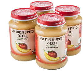 פרינוק מחית תפוחי עץ ובננה שלב 3