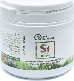 Ran Botanicals סופר פוד - סיבים פרה ביוטיים, פטריות כוח ונוגדי חמצון