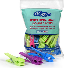 הוסטס אטב אחיזה רחבה בעיצוב איטלקי 36 יחידות