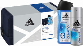 ADIDAS סט לגבר CLIMACOOL תיק רחצה + דאודורנט ספריי + ג'ל רחצה 3ב1