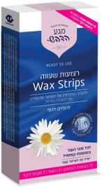 מגע הדבש רצועות שעווה לרגליים ולגוף בתוספת קמומיל