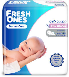 פרש וונס DERMO CARE מגבונים לחים בבישום עדין