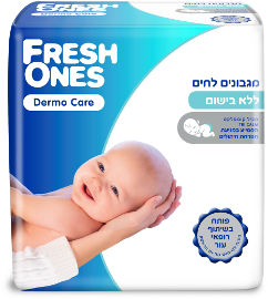 פרש וונס DERMO CARE מגבונים לחים ללא בישום