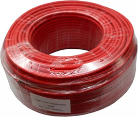 Confidence גליל כבל רשת CAT7 נחושת מלאה 100 מטר Z-LINK אדום | S/FTP 23AWG LSZH | עד 10Gbps