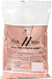 FRANCE BEAUTY פתיתי שעווה להסרת שיער ורוד 800 גרם