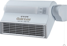 Gold Line מפזר חום לאמבט Gold Line גולד ליין ATL-138C טורבו הוריקן לבן