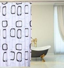 HOME-PRO וילון אמבטיה דגם בועות גודל 180x180