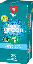 ויסוצקי תה ירוק נענע עם ויטמינים C ו-D