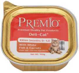 Premio מעדן לחתול גור דגים ברוטב