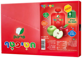 חטיפטף מחית תפוח עץ מארז