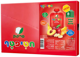 חטיפטף מחית סלט פירות מארז