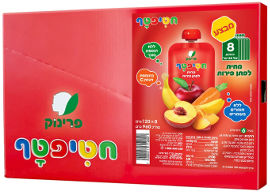 חטיפטף מחית לפתן פירות מארז