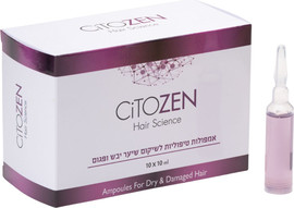 CITOZEN אמפולות טיפוליות לשיקום השיער ציטוזן CITOZEN